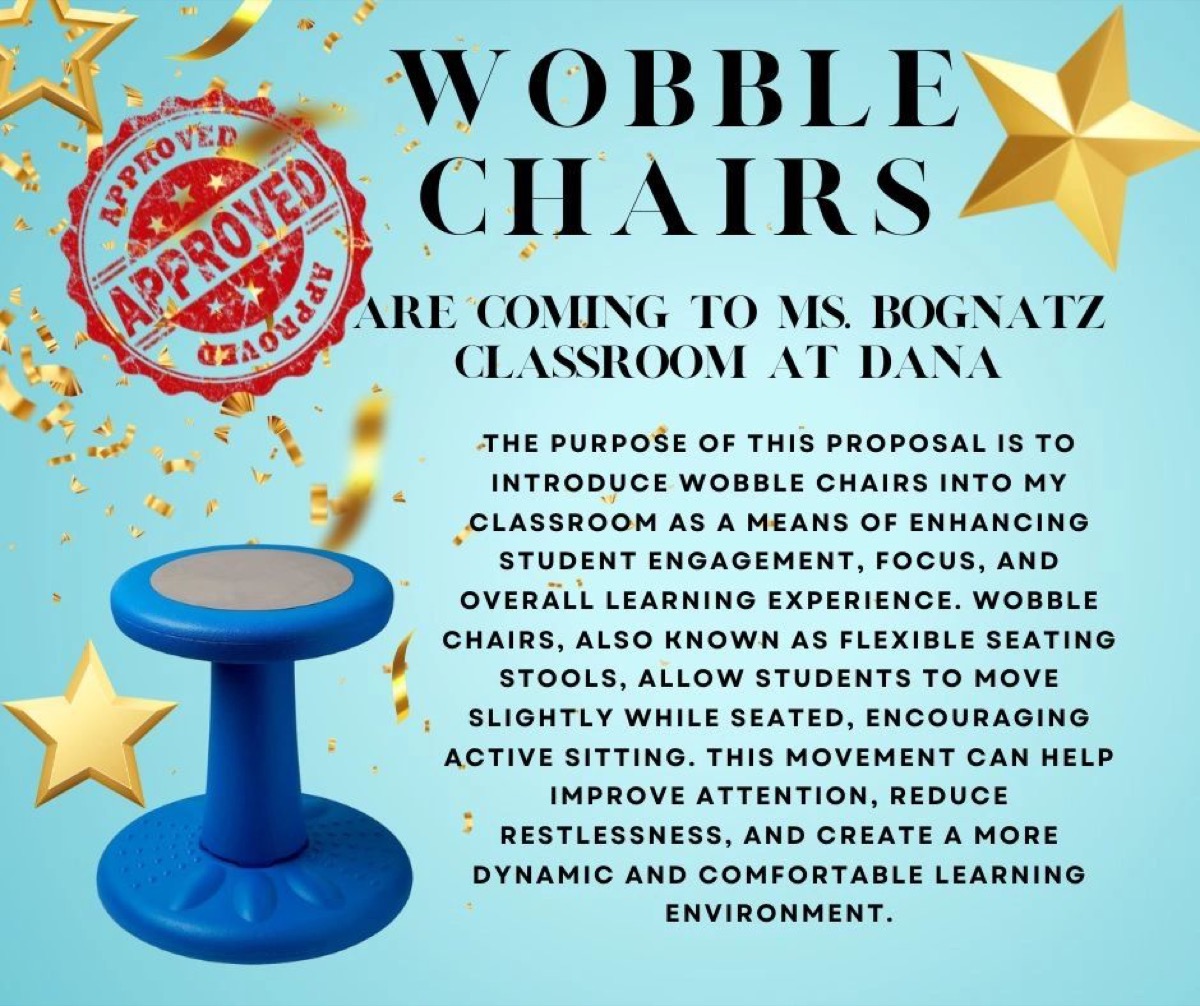 Wobble chairs grant approval